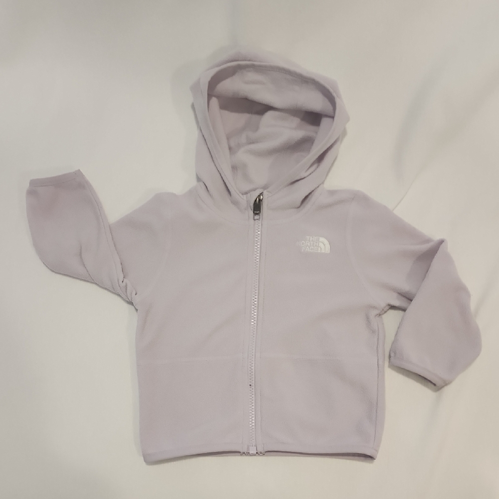 The North Face Kids Light Purple Zip-Up Hoodie